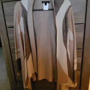 Brand new brown open sweater cardigan